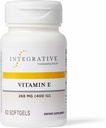 Integrative Therapeutics ויטמין E - תוספת אנטי-חמצן לתמיכה בריאות קרדיווסקולרית* - תמיכה בלב * - חינם ללא חלב וגלוטן חינם - 60 Softgels (60 משרתים)