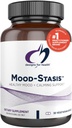Designy pro zdravotní Mood- Stasis - 5-MTHF methyl folát + methyl B12, Saffron Extract pro podporu moodů a uklidnění (30 Kapsle)