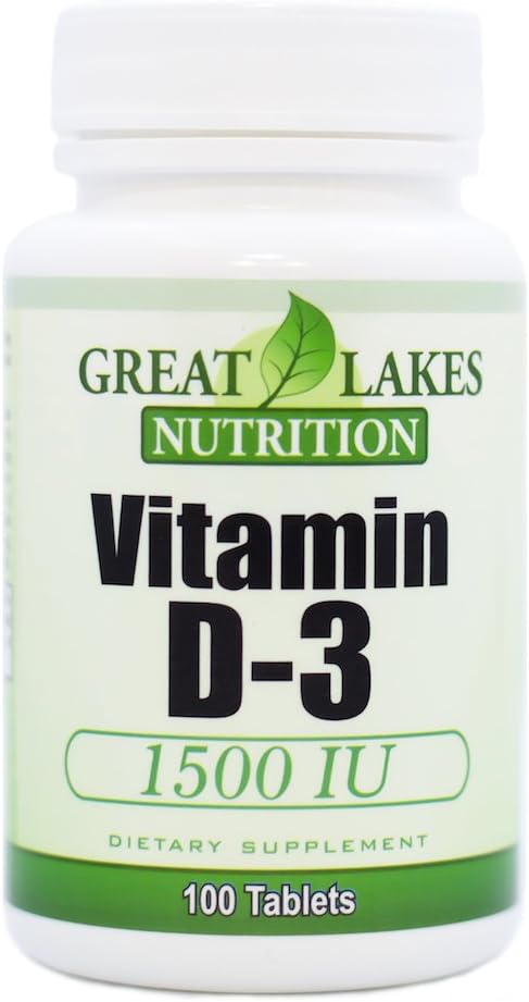Vitamín D-3 s vysokou potenciou 1500 IU (3 balenia) 
