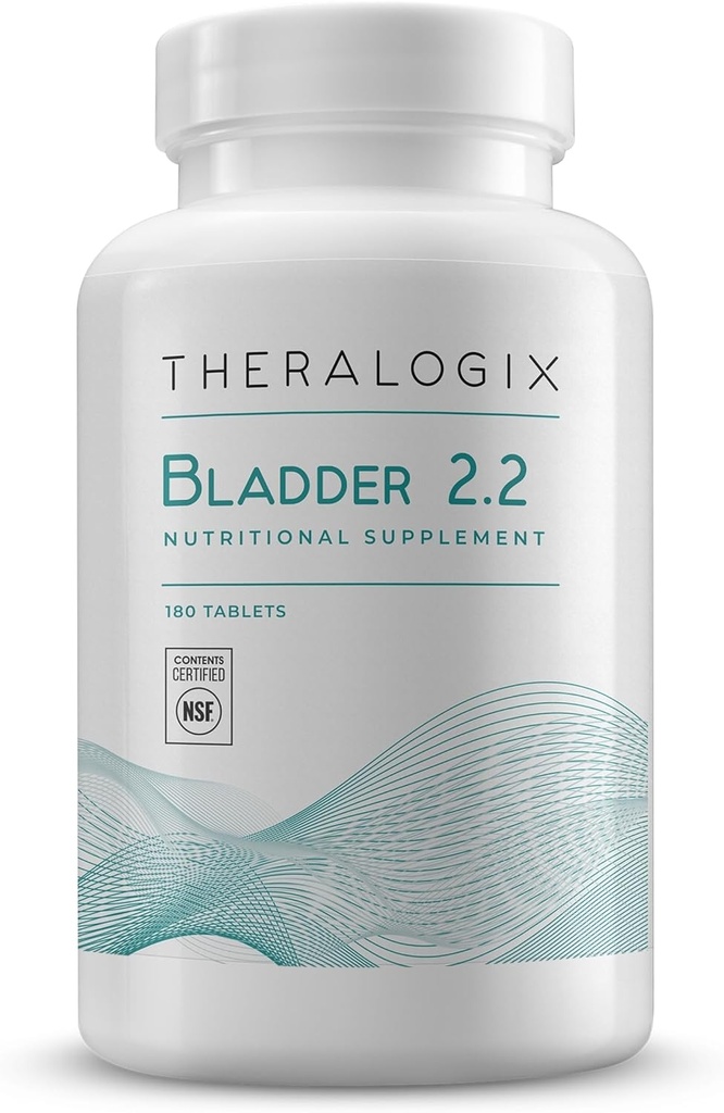 Theralogix Bladder 2.2 Multivitamin & Multimineral Supplement - 90-Day Supply - Συμπλήρωμα Υποστήριξης για άνδρες και γυναίκες - Βιταμίνες A, C, D, E, Zinc & More - NSF Πιστοποιημένα - 180 δισκία