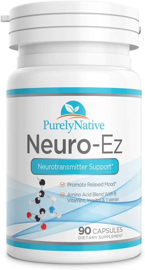 Neuro-Ez Aminokislinska mešanica z B vitamini in varijanskimi nevrotransmitorji podpora spodbuja sproščeno razpoloženje resnično pomirjujoče izkušnje