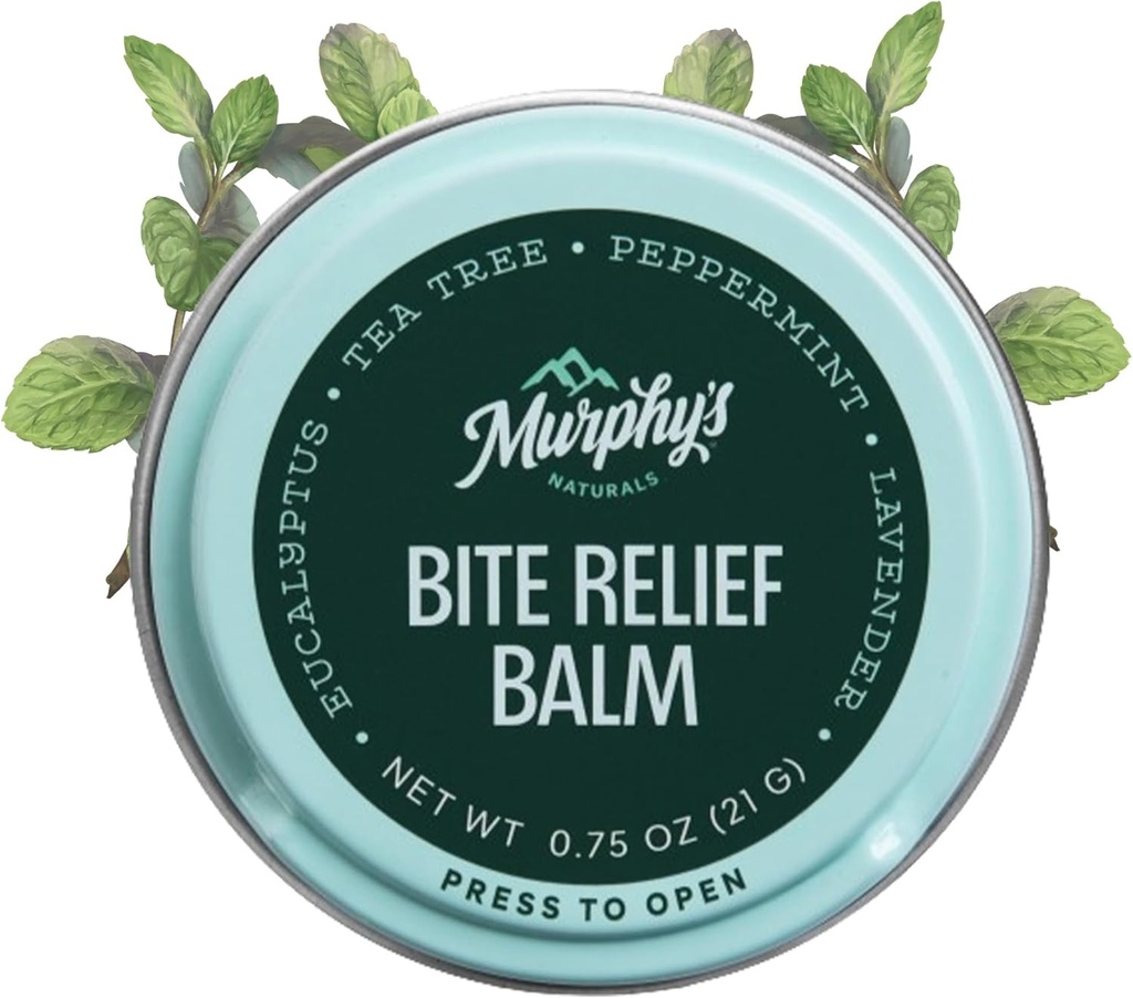 The Murphy 's Insect Bite Relief Balim, Traveler, Soothes Bug Bite with Plants-Based Oil, Fast- Acting, Easy Application, 0.75oz