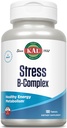 Kal Stress B Complex Vitamin B Complex for Energy, Stress, Red Blood Cell Formation and Imunitation Support, with Vitamin B12, B6 and Folic Acid, 60denní záruka, 50 Serv, 100 tablet
