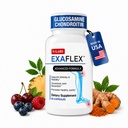N-Labs ExaFlex Glucosamine Chondroitin MSM, Bromelain Capsules - Joint Supplements for Men and Women with Boswellia Extract, Turmeric and Quercetin - Supports Joint Health - Made in USA - 60 Capsules
