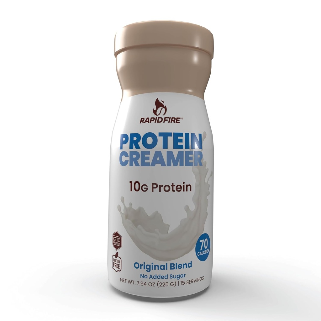 Protein Creamer, Original Blend, Keto Friendly, 10 g protein med vitaminer och mineraler, 15 portioner, kan öka metabolismen och öka energi, multi
