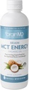 Dr Amen BrainMD Brain MCT Energy - 16 fl oz - Energy Support for Brain & Body - Mejora el enfoque &quot; Satiety - Clean &quot; Fast Acting - Gluten Free - 31 Servings