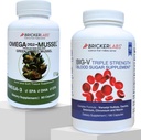 Bricker Labs 联合安慰与糖平衡 ^ Omega Cyclo Mussel 联合健康+三重力量 Vanadyl 血糖支持
