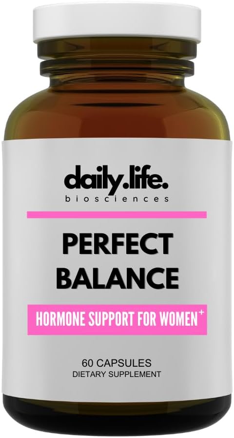 Balance parfaite : Supplément hormonal féminin - Support naturel pour PMS, Ménopause, Periménopause, PMDD