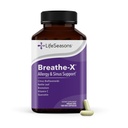 Breathe-X - Allergy & Sinus Relief Supplement - Supports Sinuses & Nasal Discomfort - Non-Drowsy & Fast-Acting - Quercetin, Bromelain, Citrus Bioflavonoids, Nettle Leaf & Vitamin C - 180 Capsules