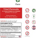 Alimenti per Gut Vital Formula 12 Strain Probiotics Powder 260 Billion CFU | Made in USA | Supporto digestivo e immunitario | Alta potenza | 30 Grammi (1.05 Oz)