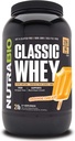 NutraBioClassic Whey Protein Powder- 25G of Protein Per Scoop - Full-Spectrum Aminohappo profiili - Ei täyteaineita, keinotekoisia värejä, säilöntäaineita - Orange Dream, 2 punta