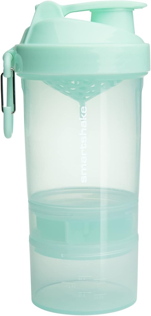 Smartshake Original 2GO, 20 oz Shaker Cup, Mint Green (Verpakking mei Vary)