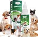 AIQIUSHA Dog Eye Drops 60ML for All Animal Eye Wash,Helps Relieve Pink Eye & Allergy Symptoms,Eases Itching & Irritation,with Pure Natural Essential Oils 100% Natural, Safe, Gentle and Non- Toxic