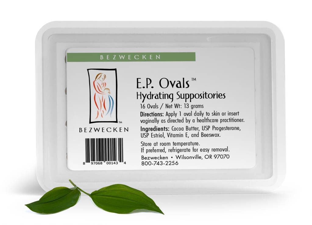 Bezwecken E.P. Ovals – 16 Ovals - Professionally Formulated to Alleviate Vaginal Dryness in Menopausal Women - Natural Vaginal Lubrication