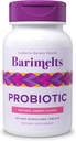 Barimelts Probiotic, 5 miliardi di CFU - 60 Tavole Fast-Dissolving (2-Month) - Probiotici senza zucchero per le donne, Sostegno Gut Salute Dopo Chirurgia Bariatrica, Natural Cherry Flavor