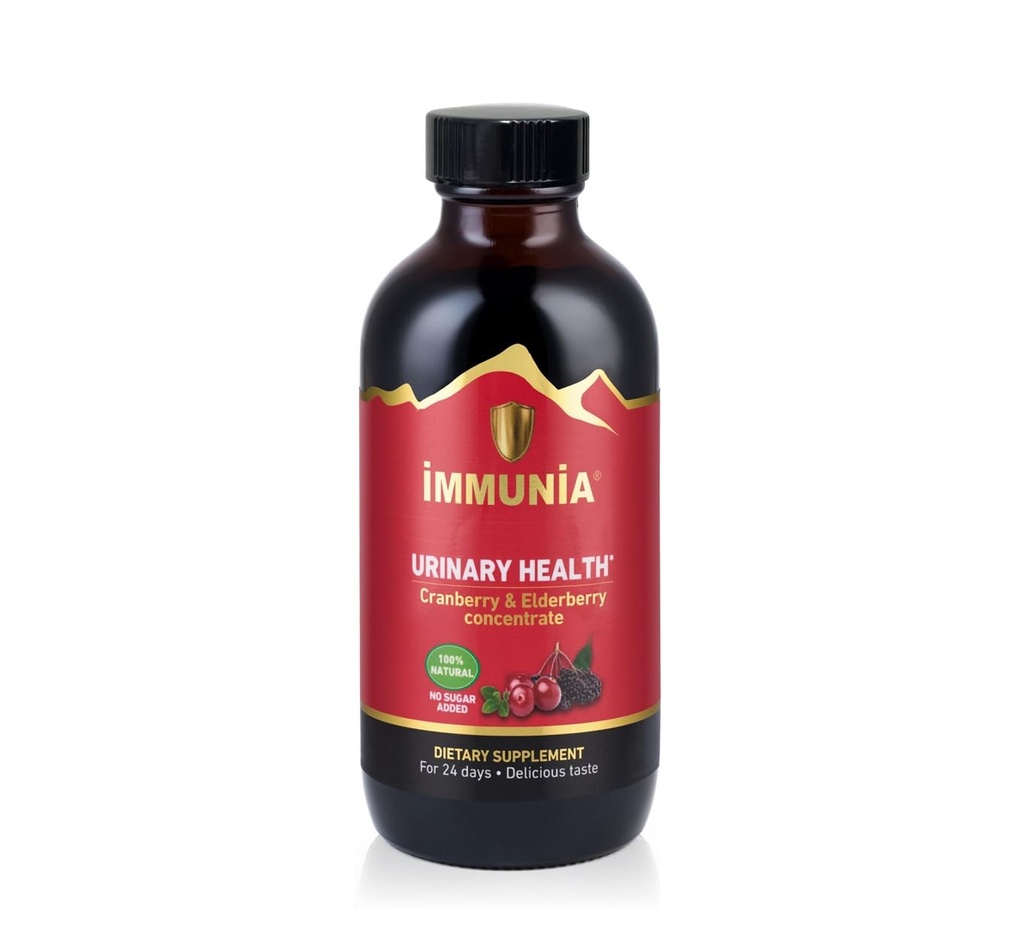 Urinary Health. Cranberry & Elderberry Concentrate for the Prevention of Urinary Infections. Natural. Delicious. 5 ml/Day. (1-Pack)