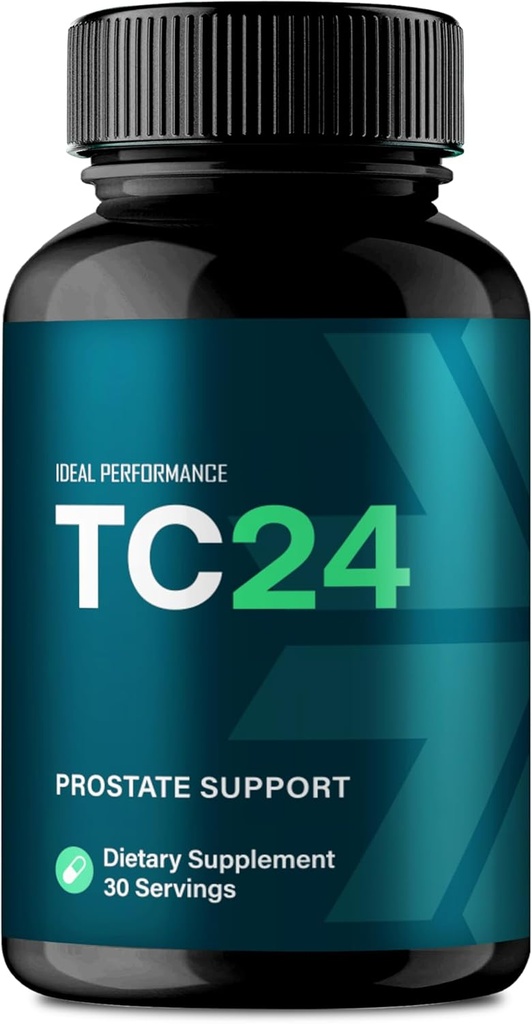 TC24 Capsules, TC 24 Prostate Health Supplement Pills - Extra Strength, TC 24 Supports Prostate Heath All Natural Formula, TC24 Capsules Reviews (60 Capsules)