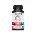 Zhou Methyl B12 - Methyl B-12 Supplement for Women & Men, Vitamin B12 5000 mcg, Vegan Friendly, Cellular Energy and Nerve Function Support, Methylcobalamin - 60 Micro Lozenges