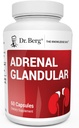 Dr. Berg Adrenal Glandular - Fórmula de equilibrio hormonal que soporta unha función adrenal saudable - suplemento de soporte adrenal - 60 cápsulas