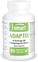 Supersmart Adaptix (Advanced Formula) - 8-in-1 taimeekstraktid - Adaptogeeni maitsetaimed ashwagandha, Astragalus, ženšenn, Reishi | Mitte-GMO & Gluteenivaba - 90 taimekapslit