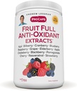 ANDREW LESSMAN Fruit Full Anti-Oxidant Extracts Powder 600 Servings - 14 Natural Fruit and Berry Extracts. Arándano, arándano, semillas de uva, granada, resveratrol y más.