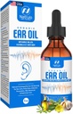 שמן אוזניים אורגני לזיהום אוזניים - Eardrops טבעיים למניעת אוזן, האוזן של שחייהמר ו-Vx Removal - ילדים, מבוגרים, בייבי, ו- אוזן הכלב Remedy - עם מולליין, Garlic, Calendula מיוצר בארה"ב