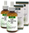 Pure Saw Palmetto Oil Organic Natural 60-90-day Supply Unlike Inefficient Powders Support Prostate Health Sleep Better Reduce Frequent Urination DHT Blocker Stop Hair Loss (2 Fl Oz)