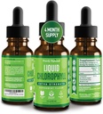 Premium Chlorophyll Liquid Drops - 100% Natural & Gluten Free Liquid Chlorophyll - Ikke GMO, 118 Servere