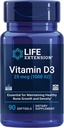 Life extension Vitamin D3 25 mcg (1000 IU), Immune System Support, Bone Health, whole-Body Health, Value Size, Gluten-Free, Non-GMO, 90 softgels