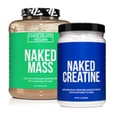 NAKED Soy-Free Protein Bundle: 8LB Chocolate Vegan Mass Creatine
