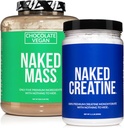 Pacote de proteína sem soja: 8LB Chocolate Vegan Mass Creatine