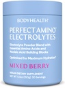 BodyHealth PerfectAmino Electrolytes Powder No Sugar, Keto Sugar Free Fasting Electrolytes Drink Mix, Hydration Powder med spårmineraler - Mixed Berry - 30 portioner