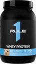 Regel 1 Whey Protein - 24g Fast-Acting Protein från All-Whey Källor med Naturligt Occurring EAAs & BCAAs för Workout Recovery eller Anytime Use (2 Pounds *, Café Mocha)