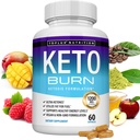 Toplux Keto Burn pillereitä Ketosis Painon menetys - 1200 Mg Ultra Advanced Natural Ketogenic Fat Burner Ketone Diet miesten naisten 60 kapselia täydentää