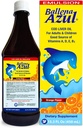 Ballena Azul Aceite de Hígado de Bacalao para Adultos y Niños, COD Liver Oil för vuxna och barn, bra källa av vitamin A, D, E, B1, kosttillskott, Omega 3, Inmune System Boost (ORANGE 15 OZ)