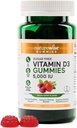 NatureWise Vitamin D3 5000 IU Gummies - Sugar-Free Mixed Berry Flavor - Vitamin D Gummies for Adults, Supports Immunity, Muscle & Bone Strength - Gelatin-Free, Non-GMO- 60 Gummies[1-Month Supply]