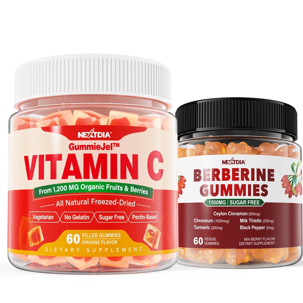 Nextdia Berberine + Whold Food Vitamin C