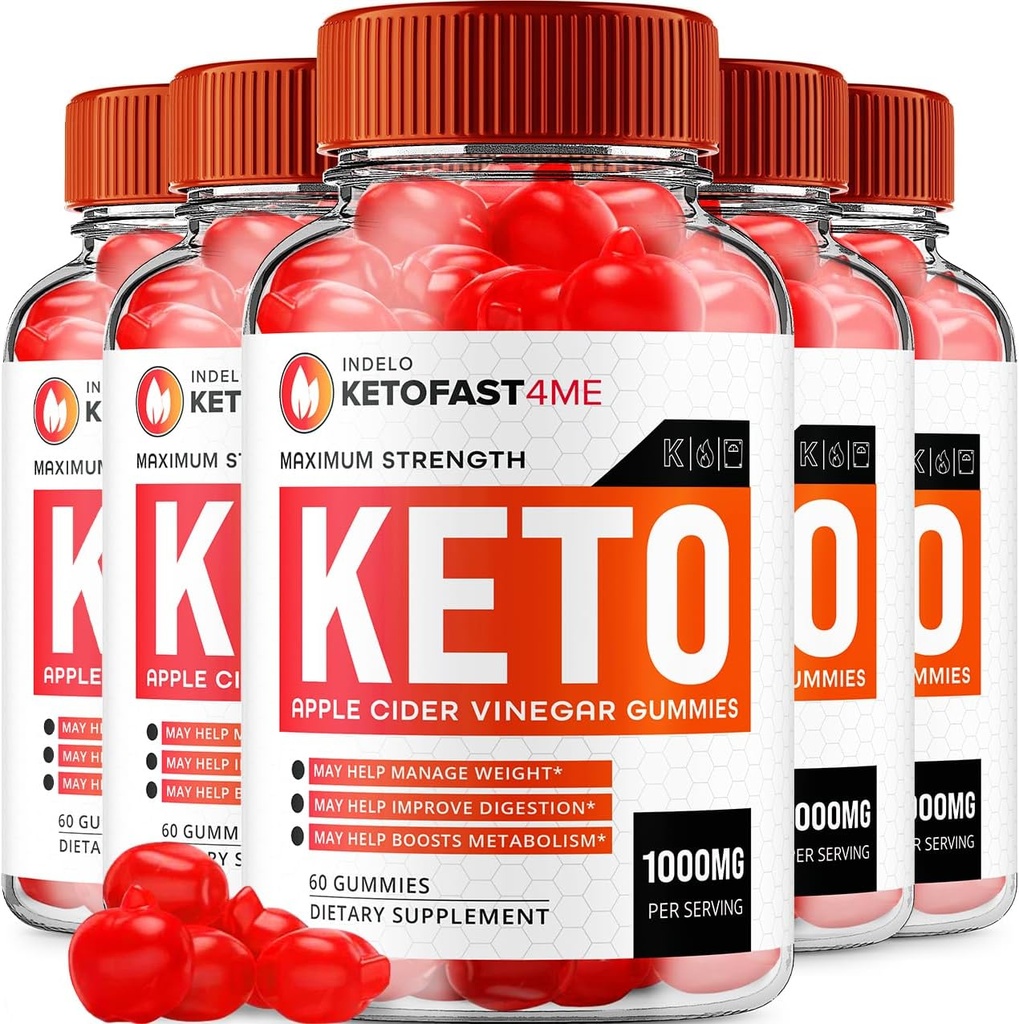 (5 упаковок) KetoFast4Me ACV Gummies Advanced, KetoFast 4 Me ACV Gummies Apple Cider Vinegar Keto Fast 4 Me Weight Management ACV Gummies Keto Fast4Me Reviews Витамин B12 Keto+acv, 1000 мг (300 гумми)