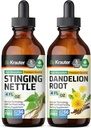 BIO KRAUTER Stinginging Nettle Tinktuur 4 Fl. Oz... Dandelion Tinktuur 4 Fl. Oz.