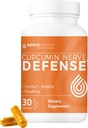 Curcumin Nerve Defense Meriva Curcumin Phytosome for Complete Nerve Nourishment and Comfort - Optimized Curcumin with Black Pepper Extract - 30 kapsula