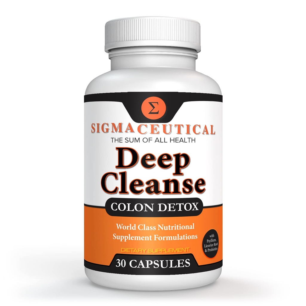 1 Day Colon Cleanse - Detox Cleanse - Bowel Cleanse & Laxative - Bowel Detox - Colon Cleanser & Detox - 30 Capsules