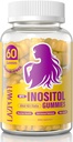 Inositol Gummies with Myo-Inositol & D-Chiro Inositol,Vitamin D3,Magnesium Glycinate& Zinc - Ideal 40:1 Ratio - 30 Day Supply-96