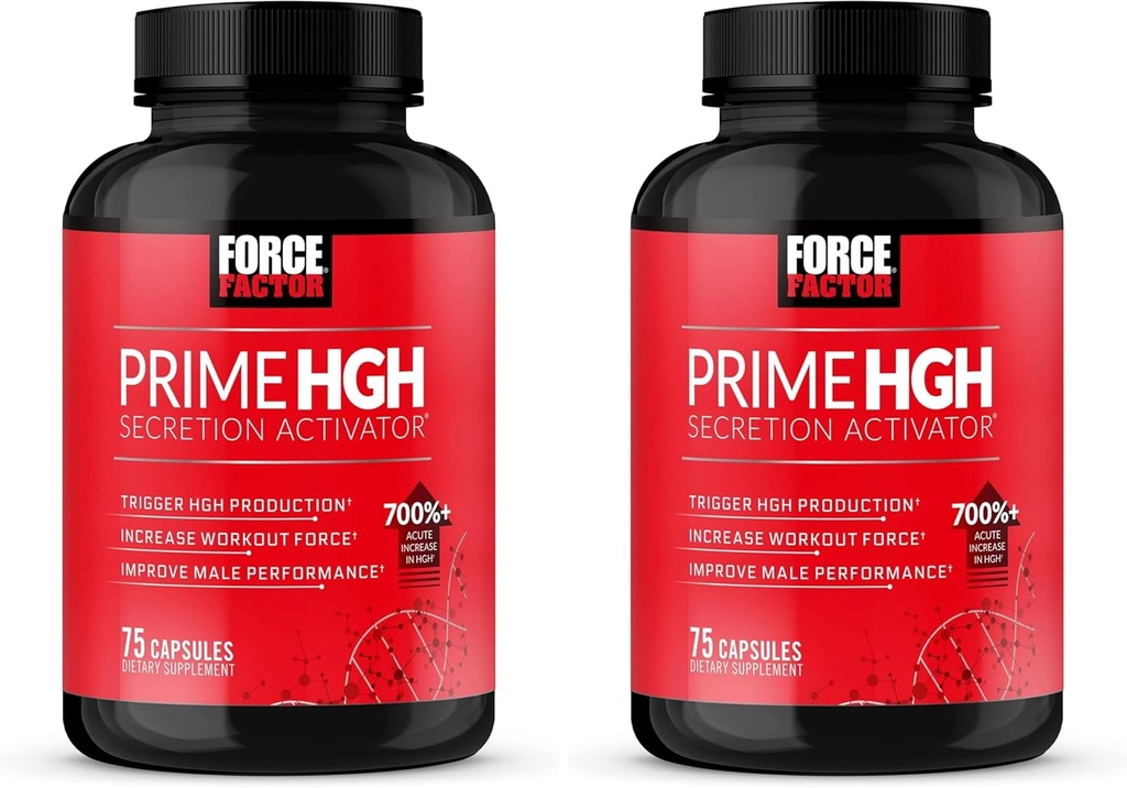 强制因子 Prime HGH 保密激活器,用于临床研究AlphaSize的男性的HGH 补充剂,以帮助触发HGH 生产,增加工作力量,提高性能,75卡普勒