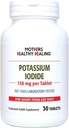 Potassium Iodide 130 מ"ג KI תוסף | 30 טבליות לתמיכה Thyroid