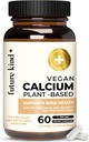 Future Kind Vegan Calcium Supplement - Plant-based Calcium Magnesium Supplement afkomstig uit IJsland voor tand & bot ondersteuning (60 capsules)