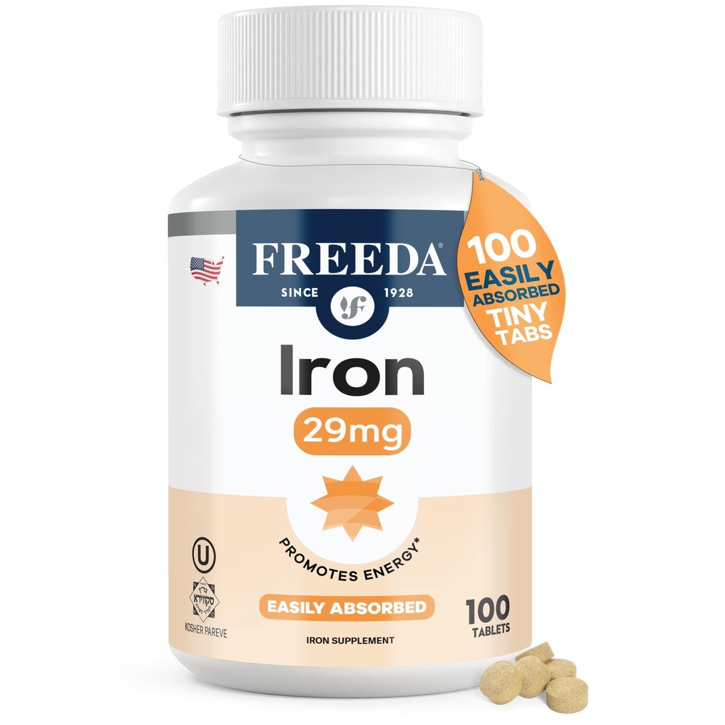 Freeda Iron Supplement - Ferrous Fumarate Iron Tablets