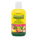 NaturesPlus Source of Life Prenatal Liquid - Tropical Fruit Flavor - 30 fl oz - Multivitamin & Mineral Supplement with Iron - Nutritional Support for Pregnancy - Gluten Free, Vegetarian - 30 Servings