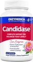 Enzymedica, Candidase, Digestive Enzymes for Gentle Cleansing Support, Gut Health & Trawienie, 42 Count