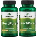 Swanson PectiPure Modified Citrus Pectin Cellular and Digestive Health Supplement for Wellness-Conscious Adults - 82% Galacturonic Acid (60 Capsules, 600 mg Each, 2 Pack)