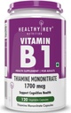 Vitamin B1 Thiamine -120 Veg Capsules
